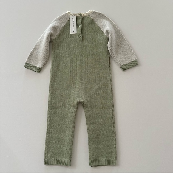 Janie and Jack 12-18 Months Baby Boy Knit Sweater Romper Cowboy Equestrian NWT - Picture 4 of 4